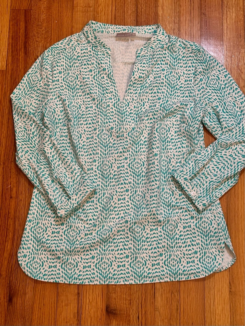 Ellie Kai tunic Blouse size 10 (j6)